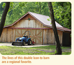 Tractor barn